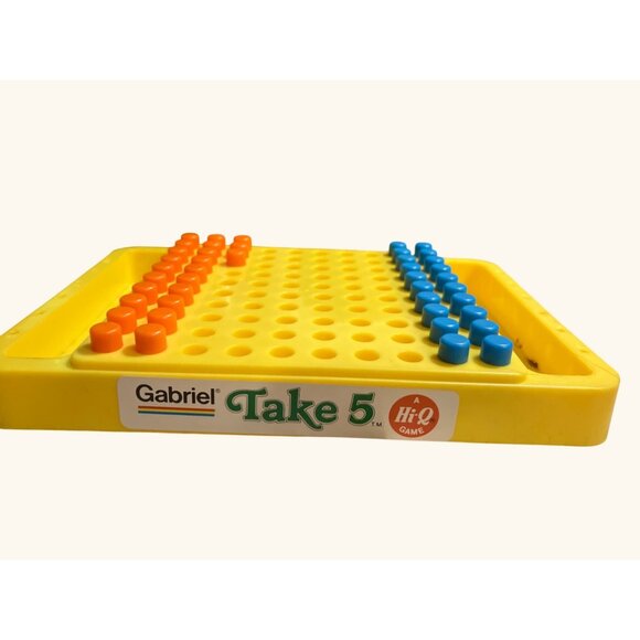 Vintage Gabriel Take 5 Strategy Board Game Hi-Q Puzzle No. 77452 For Ages 7 & Up - Picture 8 of 9